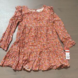 Cat & Jack Floral Ruffle Dress Size 5T